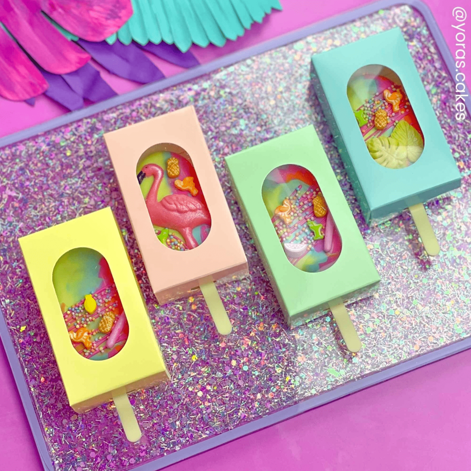 SET CAJAS PARA HELADOS "SIMPLY MAKING" - AMARILLO PASTEL (10 U) - Imagen 3