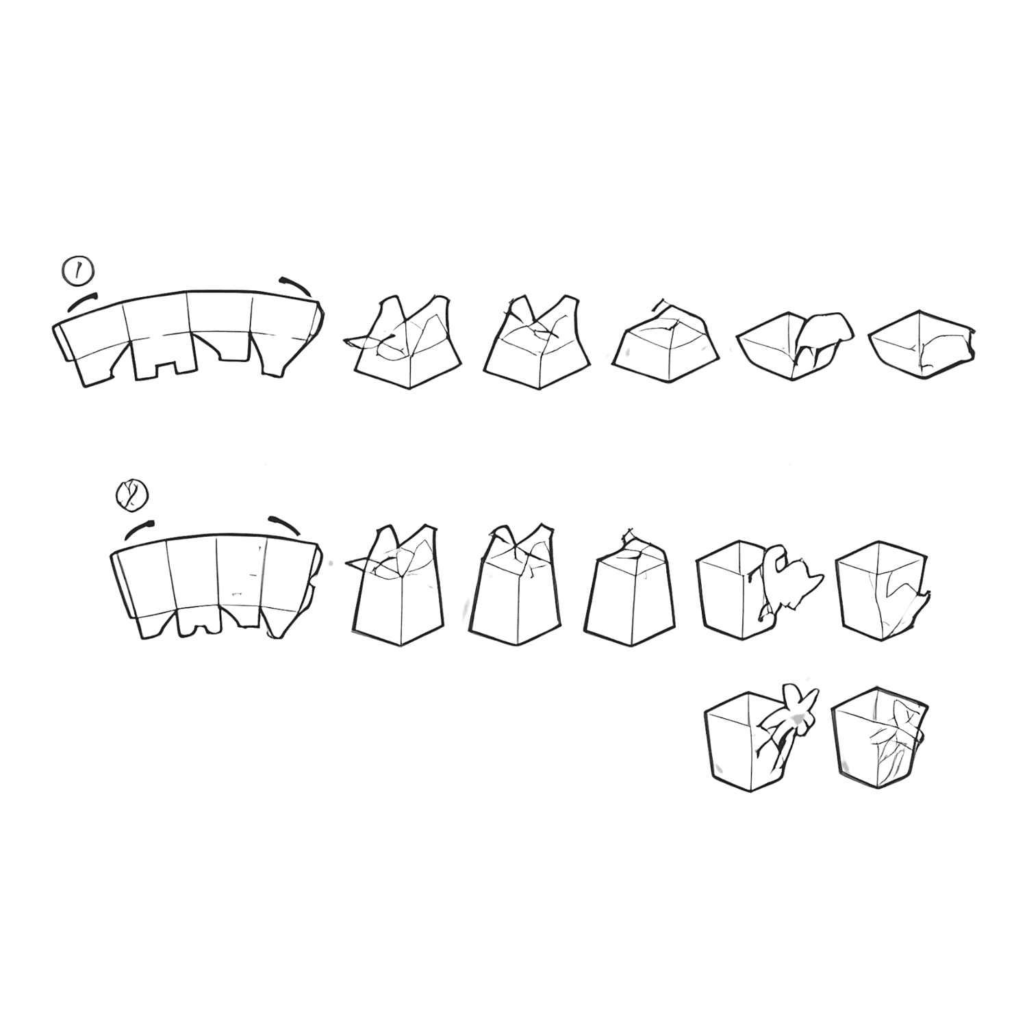 CAJAS DE PAPEL PARA SNACKS PARTYDECO - DINOSAURIOS - Imagen 4