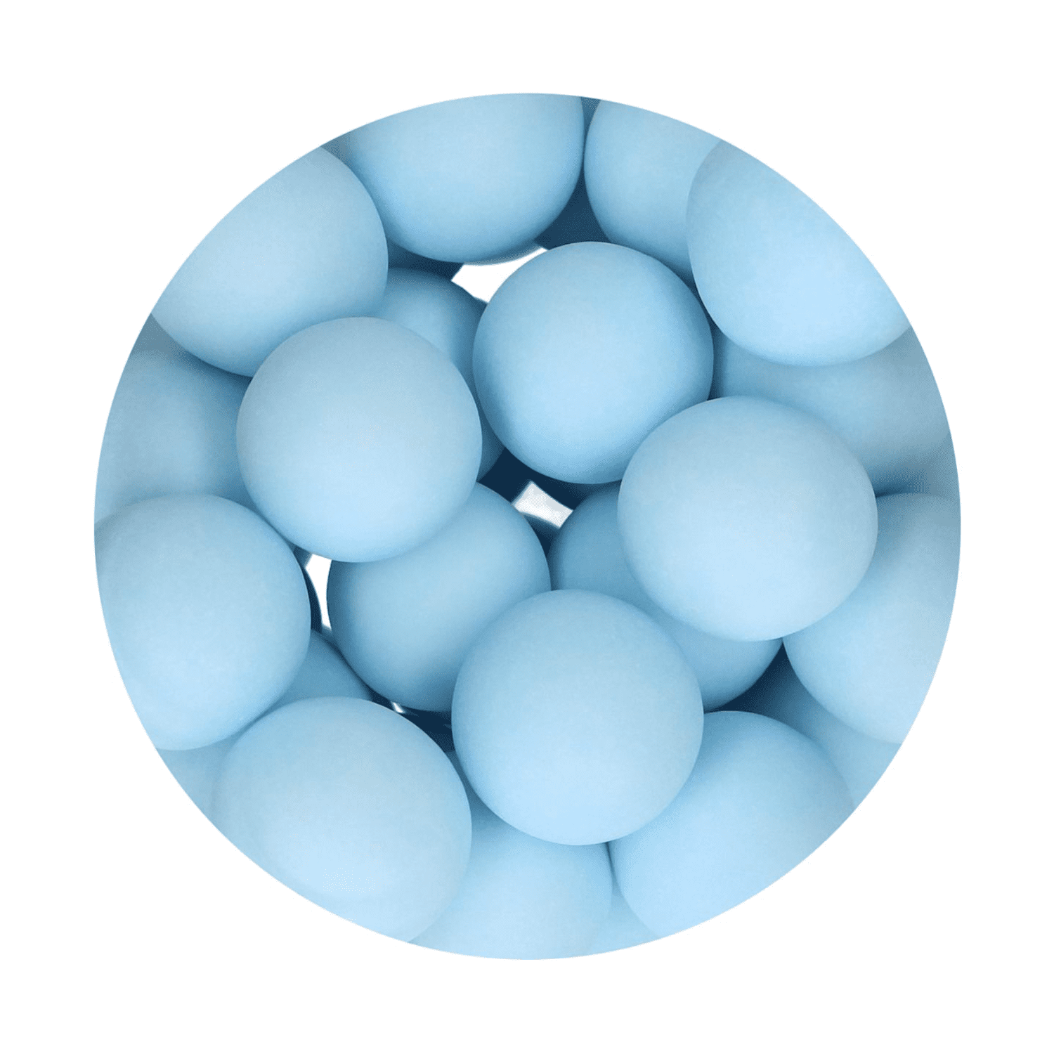 BOLAS CRUJIENTES DE CHOCOLATE FUNCAKES - MATT BLUE (130 G) - Imagen 2