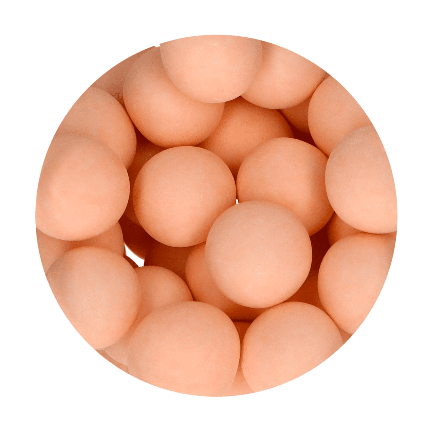 BOLAS CRUJIENTES DE CHOCOLATE FUNCAKES - MATT PEACH (130 G) - Imagen 2