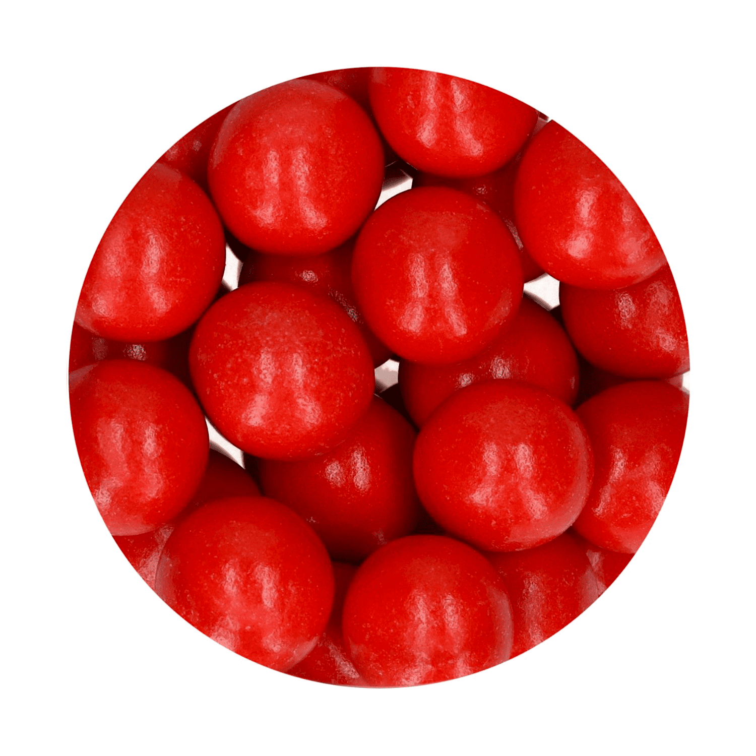 BOLAS CRUJIENTES DE CHOCOLATE FUNCAKES - PEARL RED (130 G) - Imagen 2