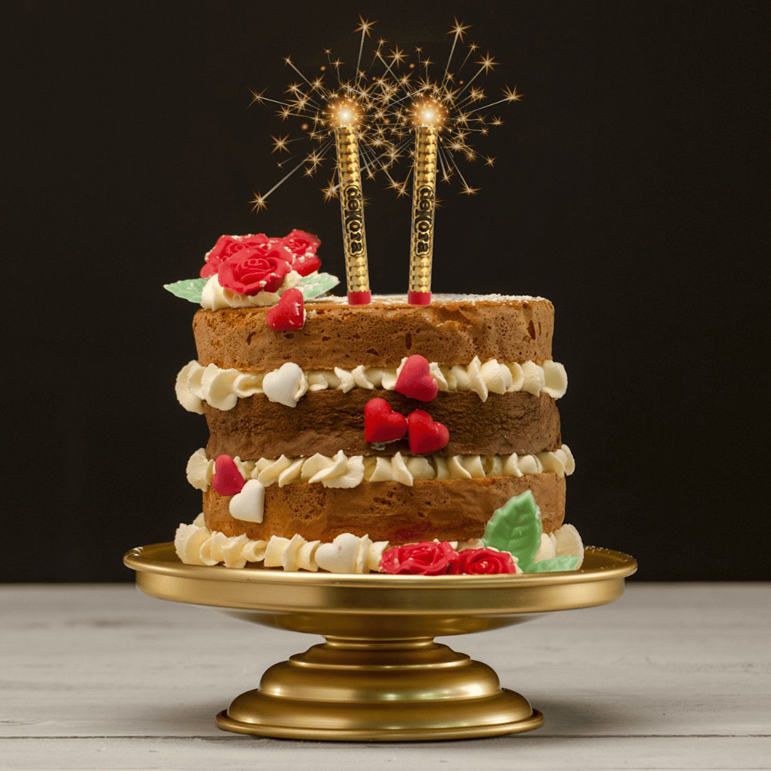 BENGALAS LUMINOSAS DORADAS - Imagen 3